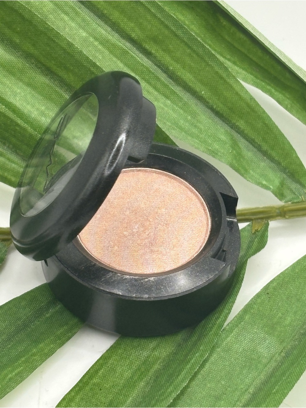 MAC Naked Lunch Eyeshadow Tested Frosty Peachy Pink